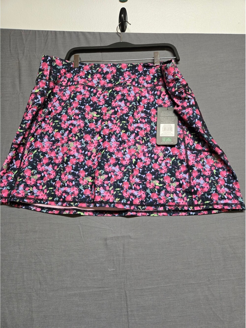 NWT Skechers Go Stretch Floral Skort Size 2XL